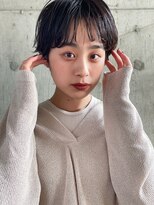 エムクランメイクス 原宿 表参道(m.clan MAKE'S)&nbsp;大人かわいい耳掛けハンサムマッシュショート前髪パーマカール