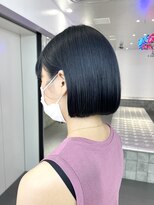 ゲーム 原宿店(GAME)&nbsp;ブルーブラック/ダブルカラー/ケアブリーチ/髪質改善/原宿