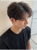 韓国風 アップバング ナチュラル