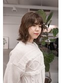 顔まわりにデザインを。パーマスタイル。