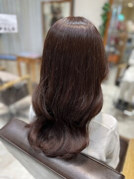 美容室 パルス 静岡鷹匠店(PALS) ココアブラウン 髪質改善トリートメント 透明感カラー 韓国風