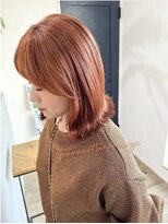アーブル ヘアーアンドメイク(ARBRE) オレンジブリーチダブルカラー髪質改善トリートメント