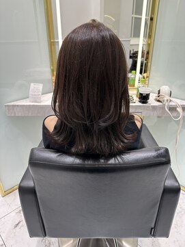 六本木美容室 白金店 透明感抜群 ラベンダーグレージュ