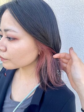 トップスタイル シズオカ(TopStyle SHIZUOKA) イヤリングカラー×コーラルピンク