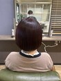 アグ ヘアー シルフ 市名坂店(Agu hair sylph) 白髪ボカシのローズピンク♪アルカリが少ないので負担が少ない♪