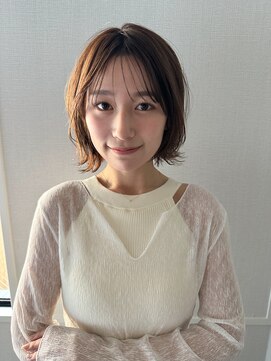 アム(amu) 2wayバング/シースルー前髪/くびれボブ/レイヤーボブ/ボブヘア