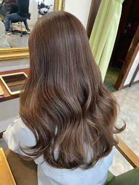 ネウィ サリュー 立川(newi saLyu) ハイライト/韓国風ヘア/グレージュ/髪質改善