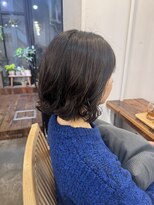 ファルベ(Farbe) ネビージュ デジタルパーマ メルティーカラー ワイドバング