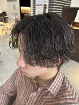 フォルテ 草薙店 波巻きパーマ センターパート