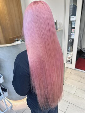 テトラ バイ ネオリーブ 横浜西口店(tetra by neolive) 艶々ペールピンクカラー＊*【横浜/横浜駅】