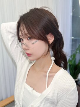 プラチナ(PLATINA) 韓国ヘア/くびれヘア/顔周りカット/ヨシンモリ/顔周りカット