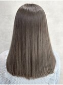 アプリコットオレンジくびれヘアハイライトカラー熊本