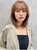 レイヤー/ネビージュ/韓国ヘア/イメチェン/縮毛矯正/中野/