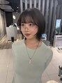 ヘアメイク アース 福島イオン通り店(HAIR & MAKE EARTH) ボブ/レイヤーカット/透明感カラー/オリーブグレージュ