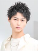 スパイキーアップバング