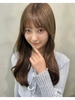 ナナローネス(nana loness) 顔まわりレイヤー　レイヤーカット　ワンカール　内巻き