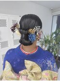ヘアアレンジ/ヘアセット/振袖アレンジ/成人式セット