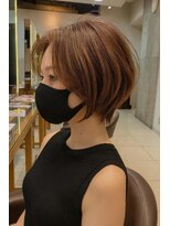 ロハスバイケンジ(LOHAS by KENJE)&nbsp;【小田急相模原】大人ショートボブ×白髪ぼかし