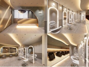 ロンドリゼル 札幌(Lond RiseL)の写真/＜NEW OPEN＞人気の小顔映え顔周りと髪質改善に特化！小顔&美髪が叶う大人の上質サロン[髪質改善/札幌]