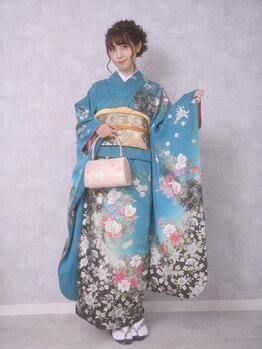 ヘアセットアリエス(aries)の写真/着付け【袴￥7,200/訪問着,留袖￥7,700/振袖￥8,700】お荷物郵送可能