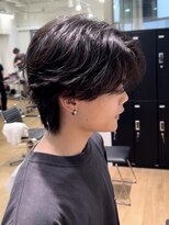 ニコ トウキョウ ロジック(nico TOKYO Logic)&nbsp;メンズセンターパートウルフセンターパートニュアンスパーマ襟足