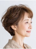 クラゲヘアー/小顔/ココアベージュ/オリーブグレー/川西