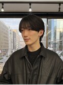 メンズシースルーマッシュ