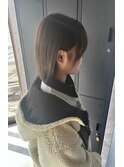 切りっぱなしボブ