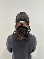 アンソメット 上津店(UN SOMMET)&nbsp;くるくるハーフアップアレンジ