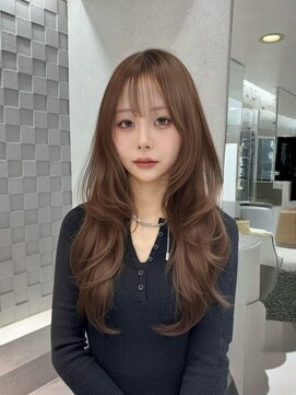 ジェム リット(GEM lit) ショコラブラウン/ダブルカラー/レイヤーカット/韓国ヘア