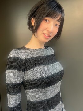 ラウンジ モリオ イケブクロ(Lounge MORIO Ikebukuro) 【morio】綺麗でかっこいい黒髪ショート♪