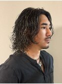 ホワイトハイライト×サーフカール