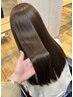 【髪質改善】カット+ストレートパーマ+トリートメント ¥16170