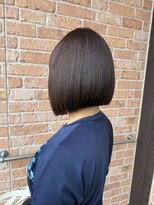 ティアラ あさぎり店&nbsp;3ヶ月後もまとまりのある前下がりボブ