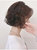 【morio 原宿】ニュアンスボブパーマ　外国人風パーマ
