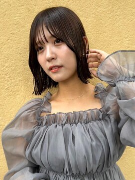 アレンヘアー 武庫之荘店(ALLEN hair) 切りっぱなしボブ/ショートボブ/髪質改善/小顔魅せ/顔周り