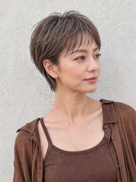 シオミエイチ タイムレス 垂水(shiomi H timeless) 涼しげに決まる/大人の清潔感ショート/すっきり美人ショート