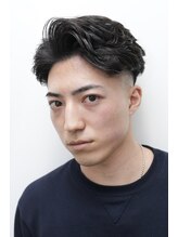 ルックグッドストア(LOOK GOOD STORE) スキンフェードサイドパート73フェザーパーマニュアンスパーマ