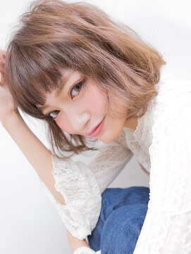 ジェム(GEM) ＊*Gem Garden*＊ハネさせない☆大人かわいい甘めボブ