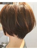 ショートボブ×レイヤー　担当加藤　【十条　美容室　リコモ】