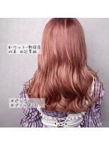 ワット 新宿店&nbsp;担当たなべ＊ブリーチ1回でできるピンクベージュ＊