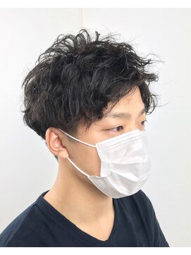 アービング(a'bing) 大人クール☆爽やかハンサムショート×ソフトツイストパーマ