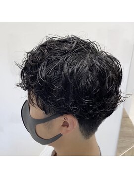 ニコフクオカヘアーメイク(NIKO Fukuoka Hair Make) 「NIKO」メンズショートマッシュパーマ