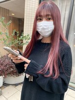 ネルケ 立川(nelke) red × long hair