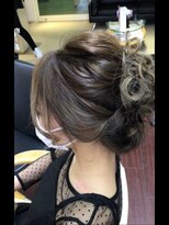 ヘアサロン ユニティ(Hair Salon Unity) シニヨンアレンジミドルカーリー