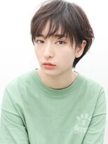 ヨファヘアー 岡本店(YOFA hair)&nbsp;フェザーバング大人かわいい小顔ショート1203