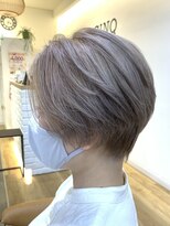 サンク ヘア アンド スパ パルシェ店(CINQ hair&spa) ミルクティーベージュショートヘア