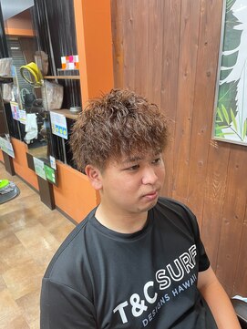 ラネージュ(La Neige) メンズショート＆ツイストパーマ