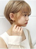 【渡辺】ショートグラデーションカラーペールベージュ
