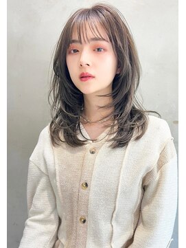 ケイト(kate) 【kate 大宮】ウルフ風レイヤーカット×透明感グレージュ